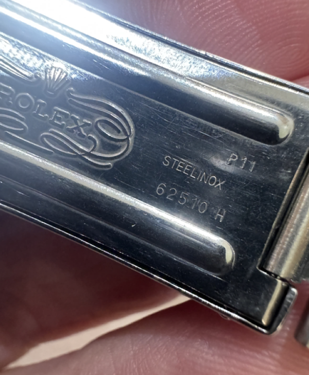 20mm Rolex Swiss 62510H D Link Jubilee Bracelet w/ 502B End Links